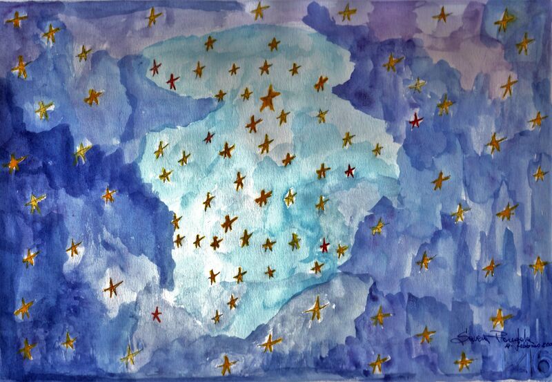 Le stelle nel cuore - a Paint by Saveria Parentela
