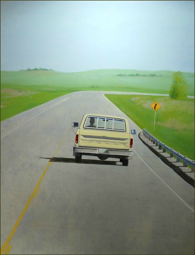 Highway 9 - a Paint by Greg Szostakiwskyj