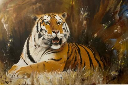 Magic tiger - A Paint Artwork by Gianfranco Combi