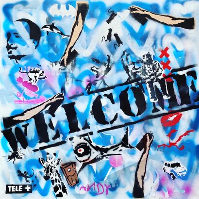WELCOME - A Paint Artwork by Dudi