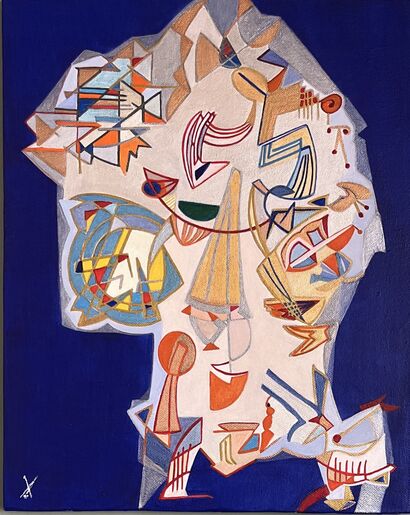 Mane of light - a Paint Artowrk by nasim molayani