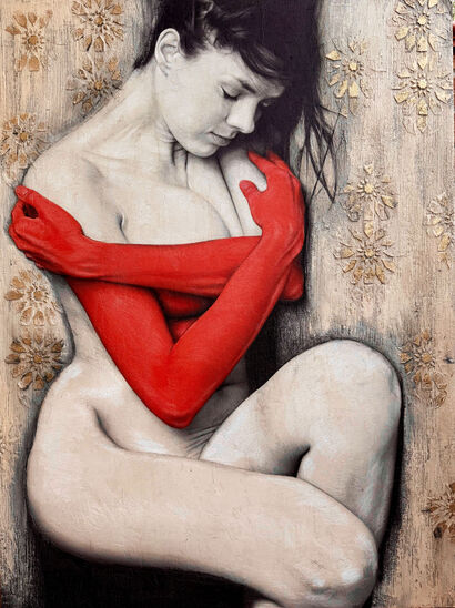 Naked Heart - a Paint Artowrk by Pier Pramori
