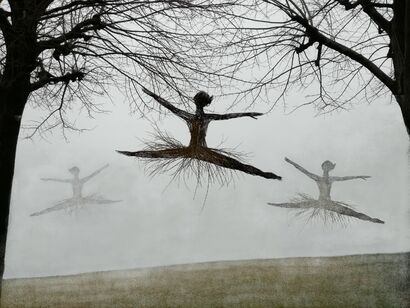 dancing in the fog - a Land Art Artowrk by gospel