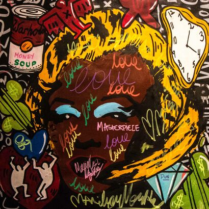 BLM Marilyn - a Paint Artowrk by Carlos Pun