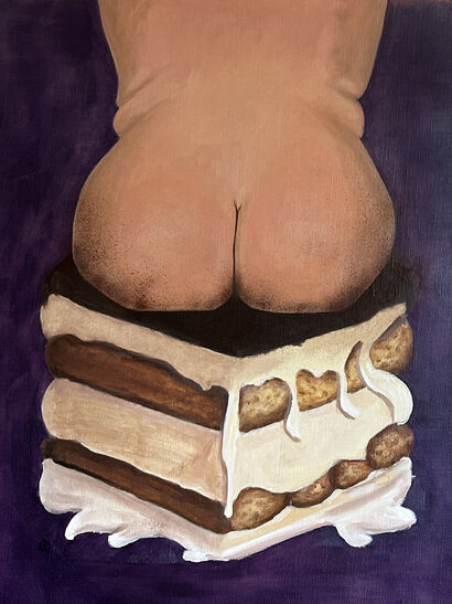 Tiramisù - a Paint Artowrk by Queta Davila
