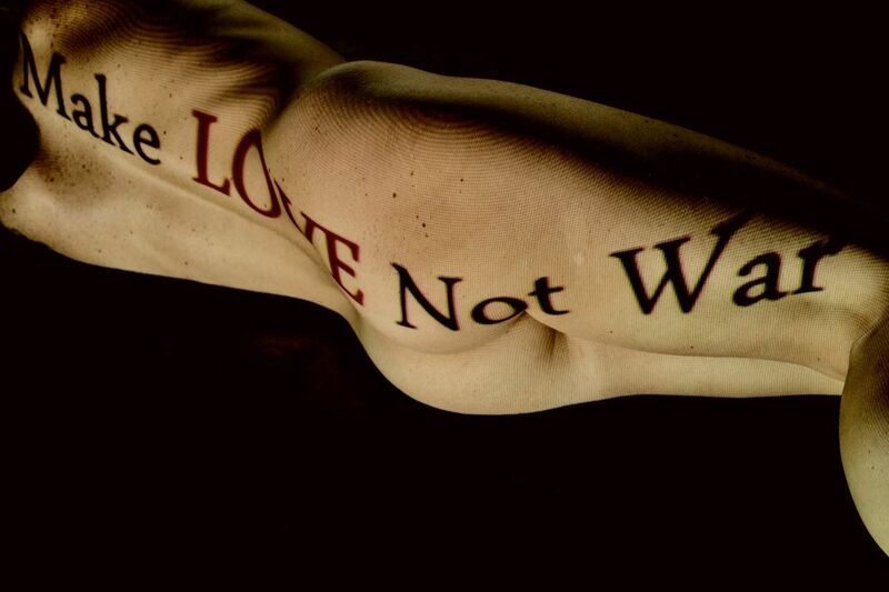 Make Love Not War - a Photographic Art by Ruth Angelillis