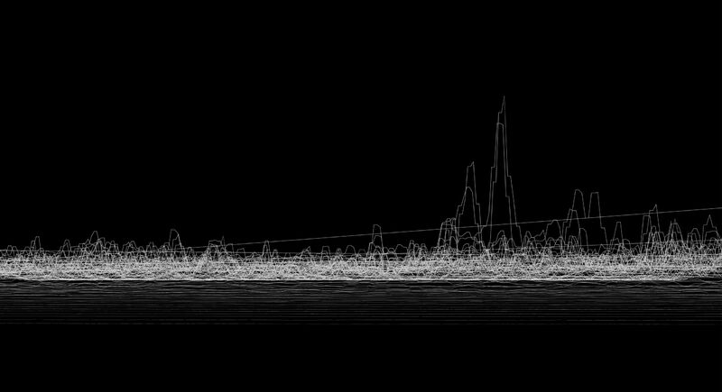 Noise Landscape  - a Digital Art by Yidan Lu