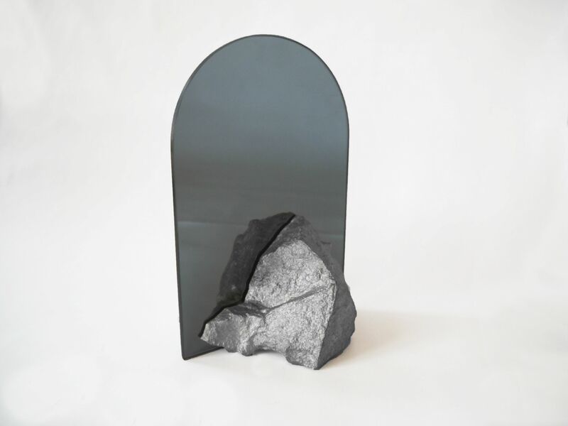 Stone mirror in aluminium - a Art Design by Dessislava Madanska