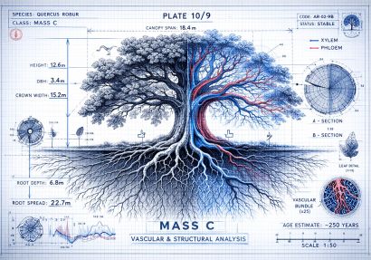 Specimen AR — Plate 10/09 Vascular & Structural Analysis - a Digital Art Artwork by deNIse