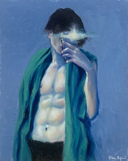 Contemporary Narcissus - A Paint Artwork by Motz
