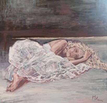 Silver thread - a Paint Artowrk by Francesca Milani