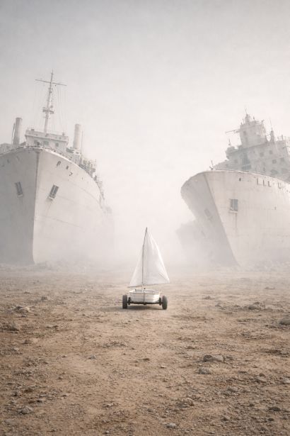 Uncharted Route (We’ve arrived.) - a Digital Art Artwork by Alexandra 0xAlexeeva