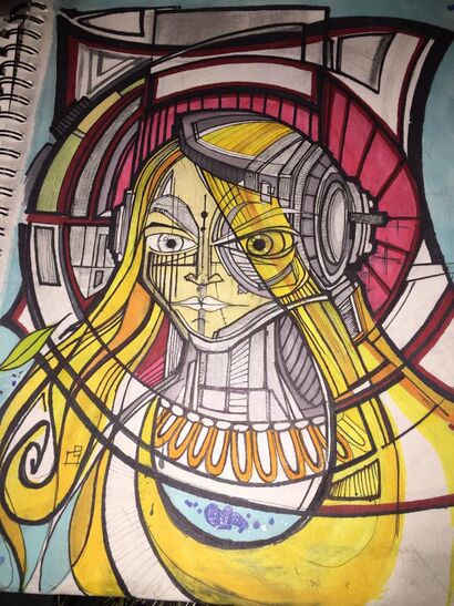 spacegirl - a Paint Artowrk by Ripper NSC 