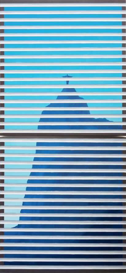 Corcovado (diptych)  - a Paint Artowrk by Claudia Castro Barbosa