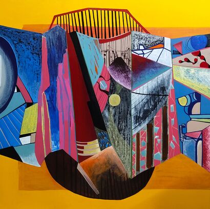City of shifting views  - a Paint Artowrk by Yash 
