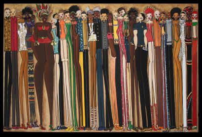 Barcode: Lady Agnisa (Piezography) 2024 - 2/5 by Mala Ramcharan