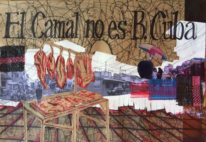 The slaughterhouse is not part of the Cuba neighborhood - a Paint Artowrk by Diana Gardeneira