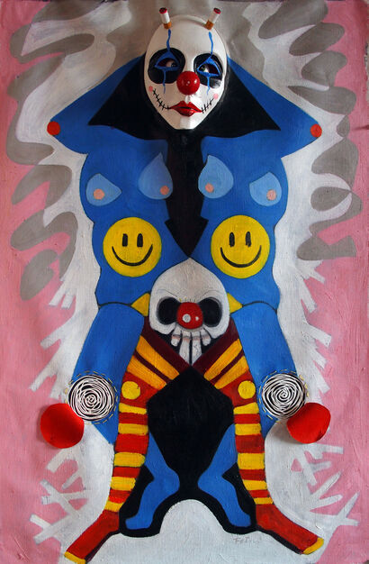 Circus - A Paint Artwork by Richard  Feinman