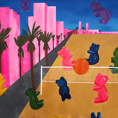 The Pleasure - a Paint Artowrk by Elena Gorn