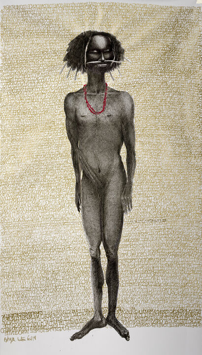 Human - a Paint Artowrk by LUrton Brigitte