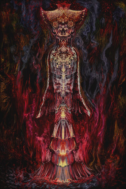 Devil\'s Peace - a Digital Art Artowrk by Chris Corridore