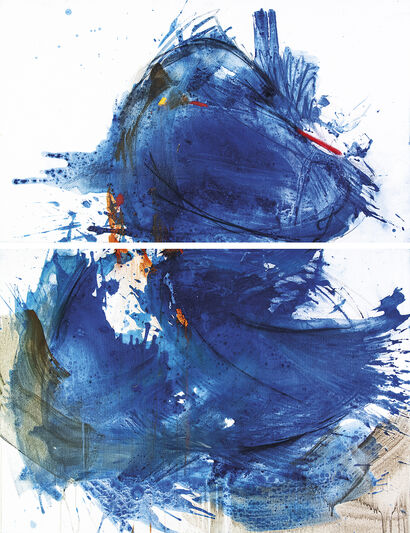 Blue Energy  - A Paint Artwork by Annalisa Filippi