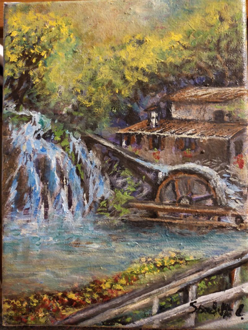 Memorie d'acqua al Molinetto  - a Paintings by Lidia Spadetto 