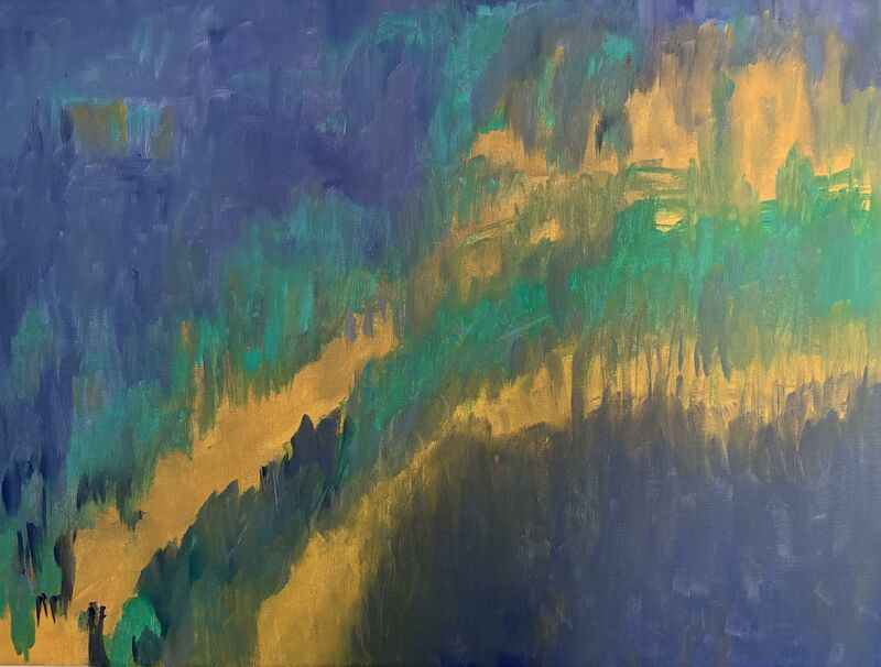 A held breath. A time that no longer flows.  - a Paintings by Elda Osmenaj