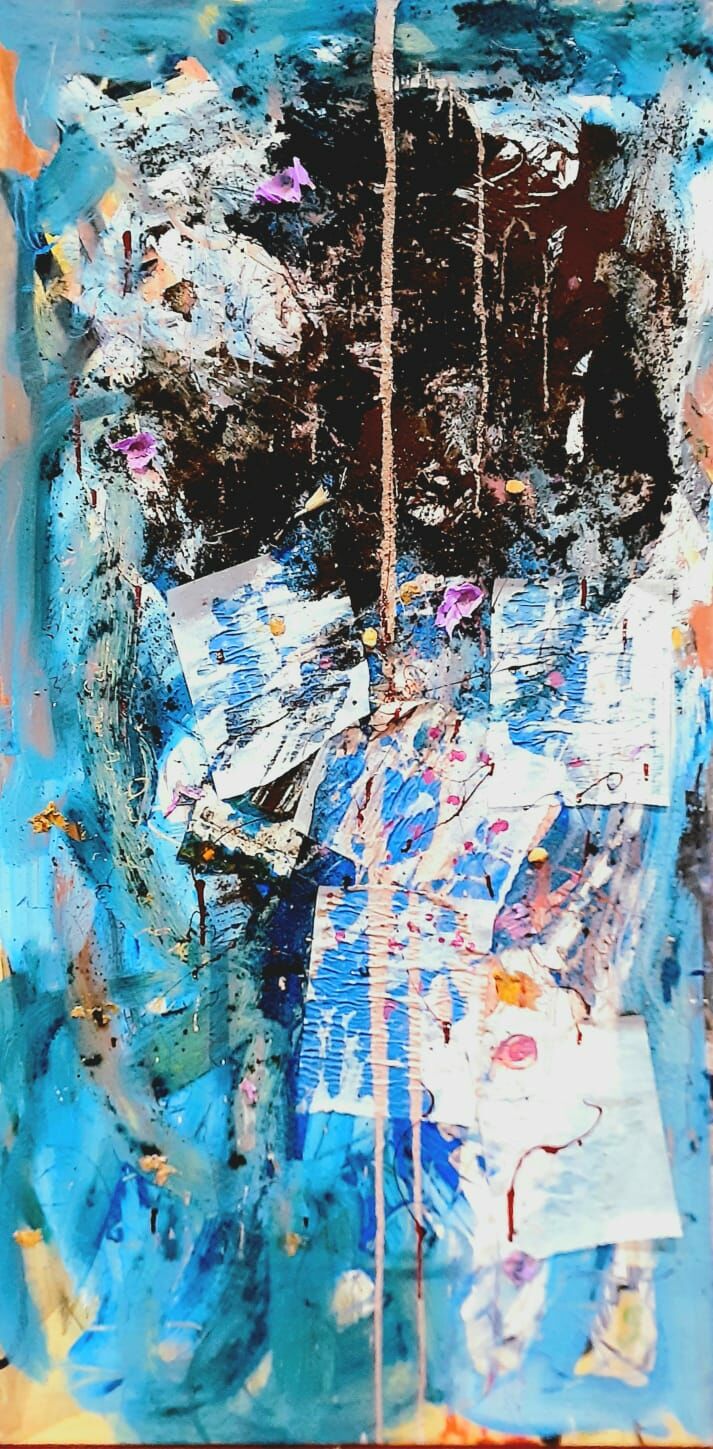 Afro jazz - a Paintings by Claudia  Rossetti 