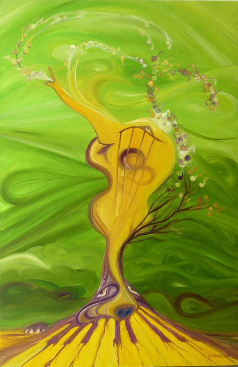 TRISTEZZA-GIOIA - a Paintings by giulia martino