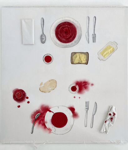 The meal - a Art Design Artowrk by Lidia Khait