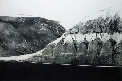 Spitsbergen Nordfjorden - a Paint Artowrk by Alina Jackiewicz-Kaczmarek