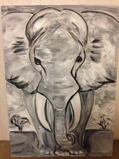 Африка - a Paint Artowrk by Anastasiia Prymahenko