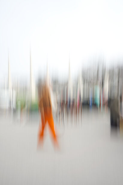 The Man with Orange Trousers - a Photographic Art Artowrk by Nicola Fantin