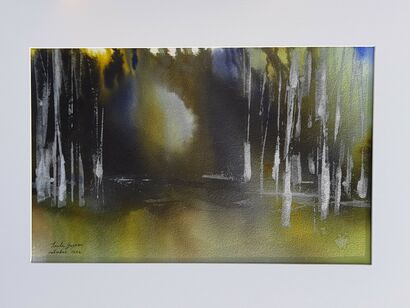 ...the silence of the forest - a Paint Artowrk by Paula Grigoriu