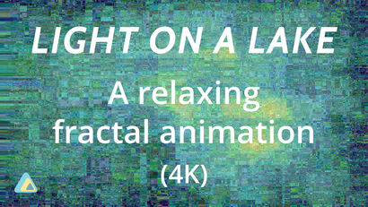 Light on a Lake - a fractal animation - a Digital Graphics and Cartoon Artowrk by Graeme Boore