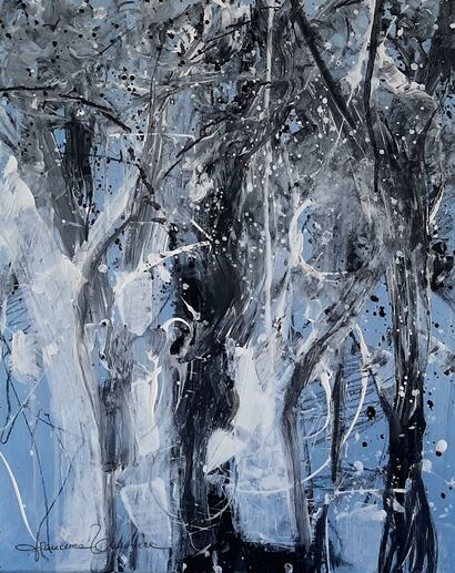 Black movements - a Paint Artowrk by Biancodizinco art