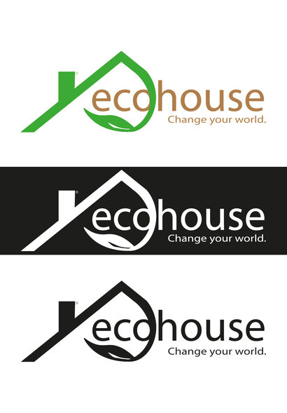 EcoHouse Logo - A Digital Graphics and Cartoon Artwork by Daiki De Toni
