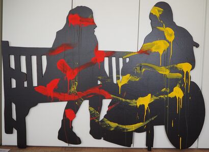 l'incontro - A Paint Artwork by andrea  Baleri