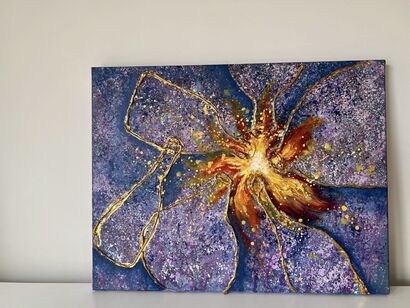Refined in Flames｜烈焰中的淬鍊 - a Paint Artowrk by Jenny  Chen 