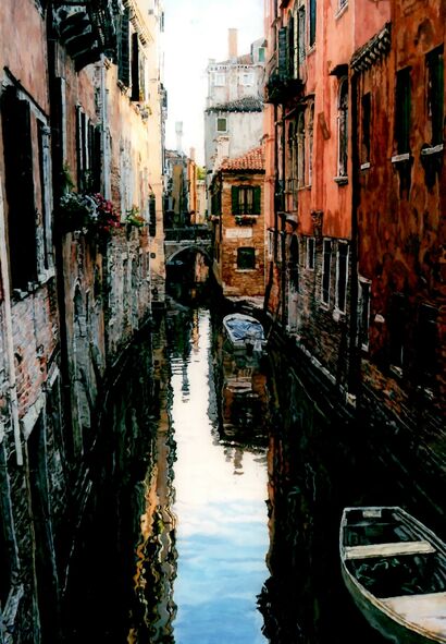 Venetian channel II - A Paint Artwork by ALLAISA