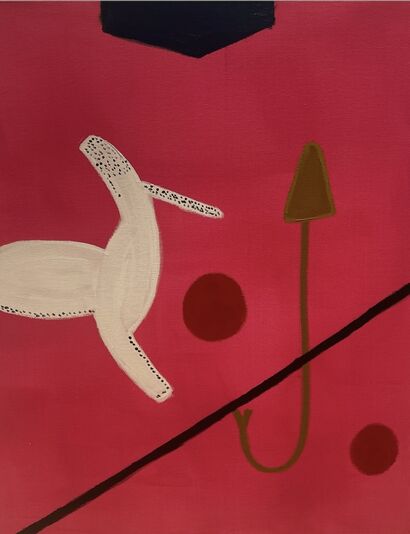 If make you feel, make sense - a Paint Artowrk by Melina Rubin