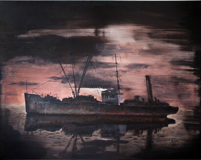 SS Baychimo - a Paint Artowrk by T.T. James Gastovski