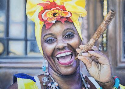 Веселая кубинка  - a Paint Artowrk by Maria Ris