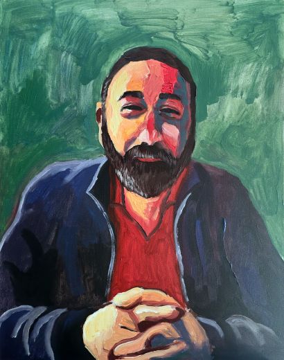 The Professor - a Paintings Artwork by Karamoush