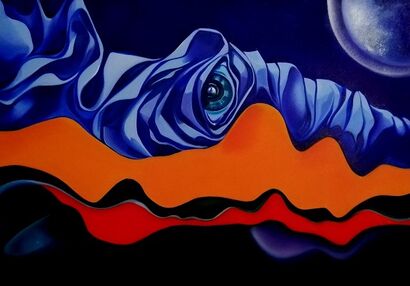 Il Gnagno cosmico - A Paint Artwork by Decio