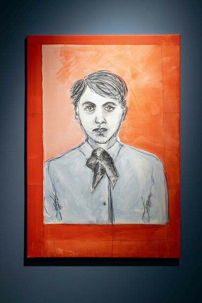 Hommage to Getrud  - A Paint Artwork by Irène  Mélix 