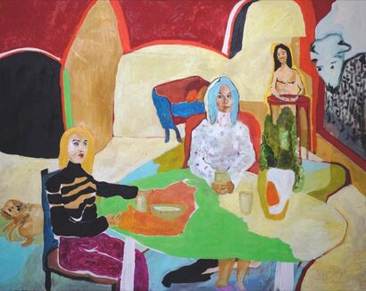 Convivio tra genders  - A Paint Artwork by Elena  Cilli