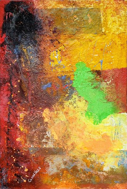 Eruption - a Paint Artowrk by Clairé Hills