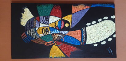 Black is beautiful  - A Paint Artwork by Chibuzor 